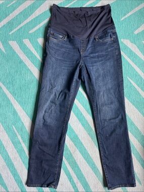 GAP Navy Maternity Jeans with Overband